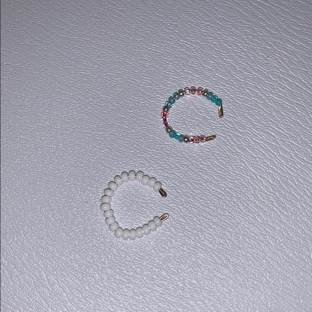 Homeade beaded rings